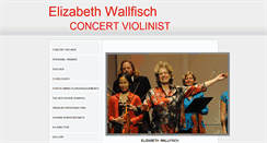 Desktop Screenshot of elizabethwallfisch.com