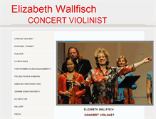 Tablet Screenshot of elizabethwallfisch.com